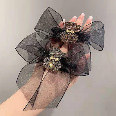 韓国風ベアボウエレガントかわいい輪ゴムヘッドロープヘッドドレスヘアタイヘアアクセサリー新しい