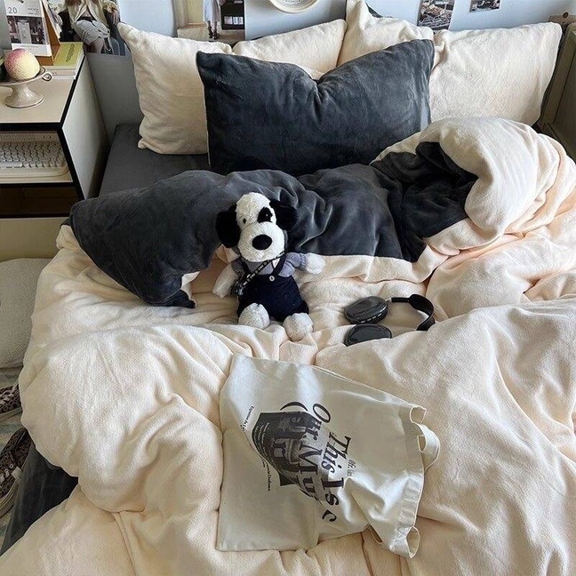 布団カバー 冬用 ベッドカバー 暖かい 抗菌防臭 毛布 厚手 ダブルサイズ 掛け布団カバー 洗える 寝具 ベッド用品 プレゼント シングル セミダブル ダブル 韓国ファッション