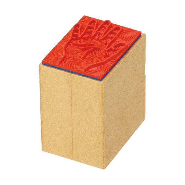 ティティメディカル 医学ゴム印手の平・左 小判 1個 (×10セット)