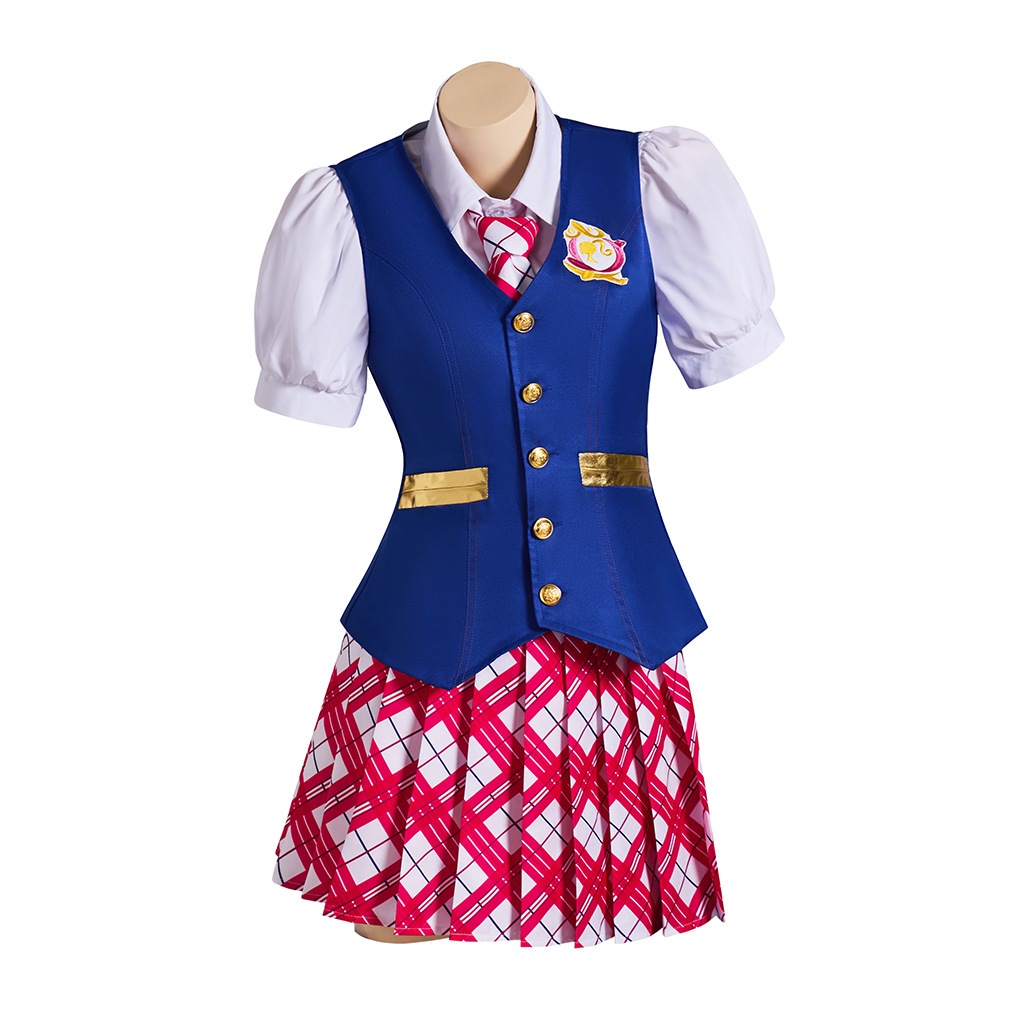 バービー 実写映画 コスプレ衣装 プリンセスアカデミー 制服 デラウェア ドレス 女性