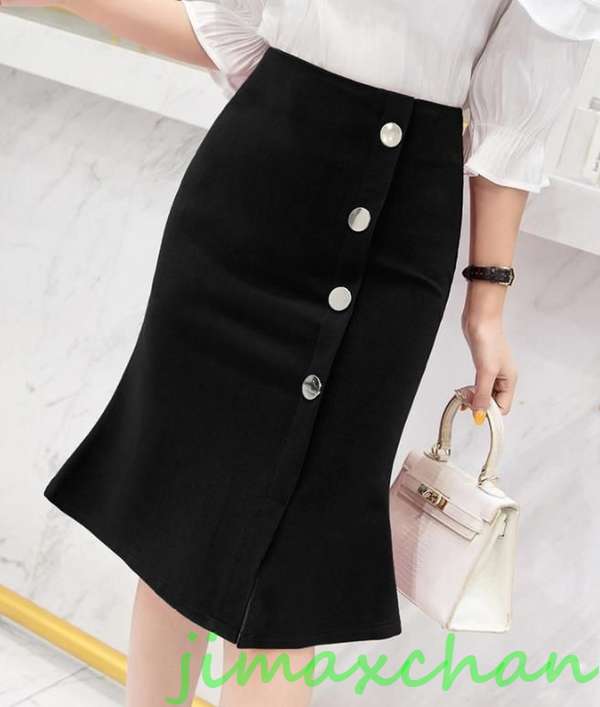 新生活 サマー スリット入り レディース無地 タイトスカート キシスカート フレア フォーマル マーメイドラインスカート ハイウエス ペンシルス