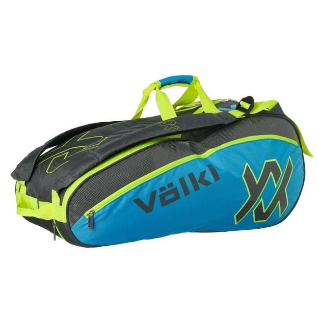 ６本収納 フォルクル(Volkl) 2022 TOUR COMBI ツアーコンビ ラケットバッグ テニスバッグ V71401-チャコール×NBL×NYW(22y3m)