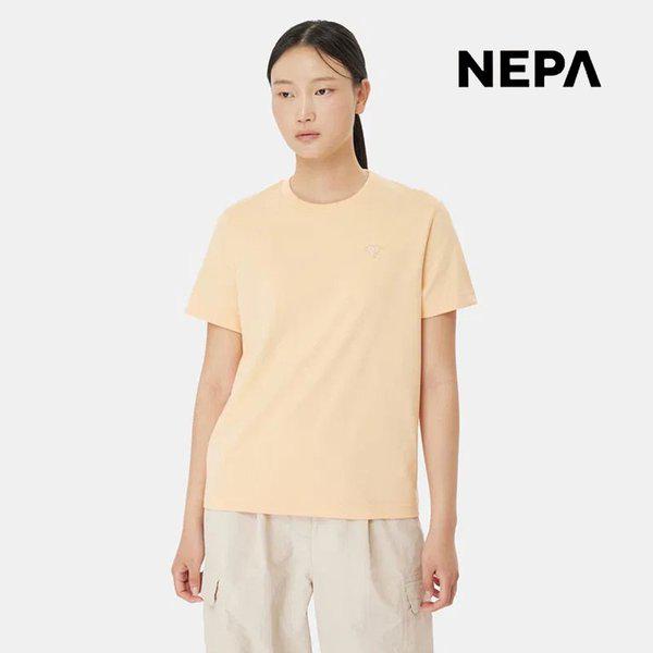 女性グリーンマインド半袖ラウンドTシャツ吸汗速乾機能性アスキンベーシック半袖Tシャツ 7M45375