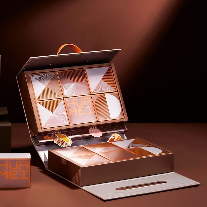 Huamei Xinyueli Liuxin カスタード月餅 720 グラム中秋節高級ビジネスギフトマルチフレーバーギフトボックスお土産 6,248円