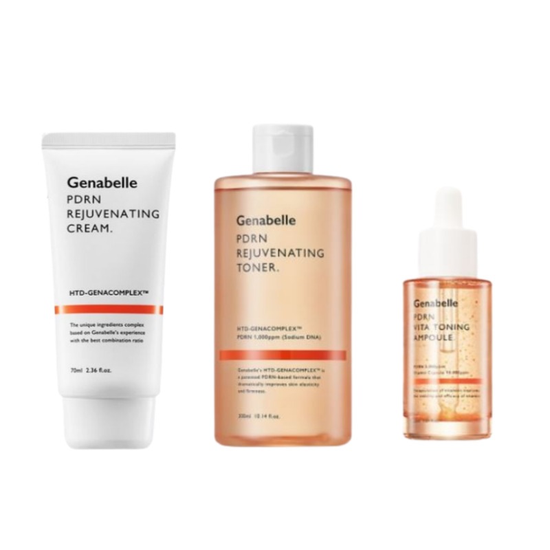 【PDRNスペシャル 3種 鎮静 セット】PDRNリジュビネイティングトナー 300ml+ビタトーニングアンプル 30ml+ジュビネイティングクリーム 70ml/鎮静/保湿/回復/韓国コスメ