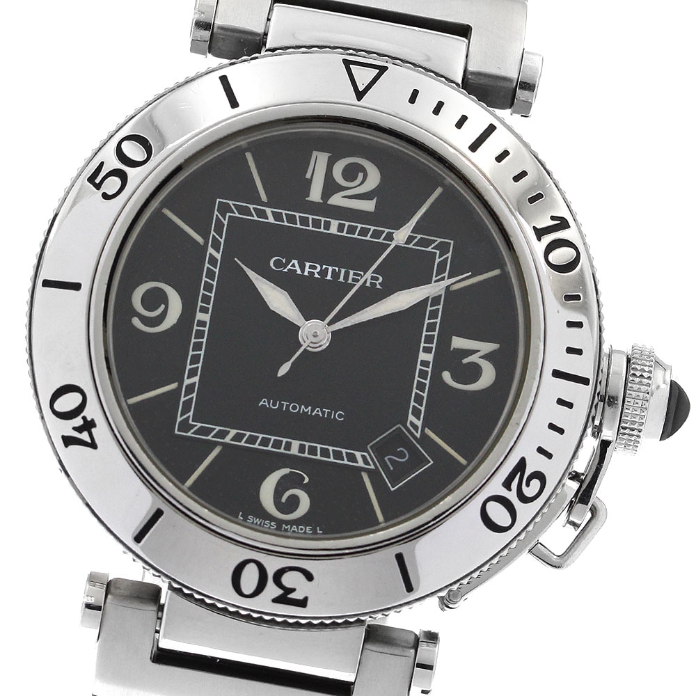 カルティエ CARTIER W31077M7 パシャ シータイマー デイト 自動巻き メンズ _899645【中古】