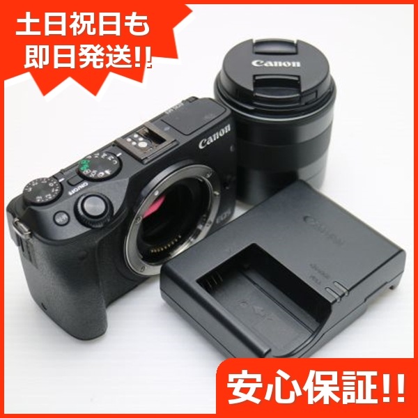 超美品 EOS M3 レンズキット ブラック ミラーレス一眼 Canon 95