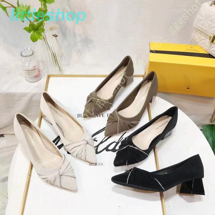 【急速出荷!】ヒールパンプス パンプス 5センチヒール ラインストーン おしゃれ 大きいサイズ 結婚式 ローヒール リボン 太ヒール レディース 美脚 フォーマル キャバ orange