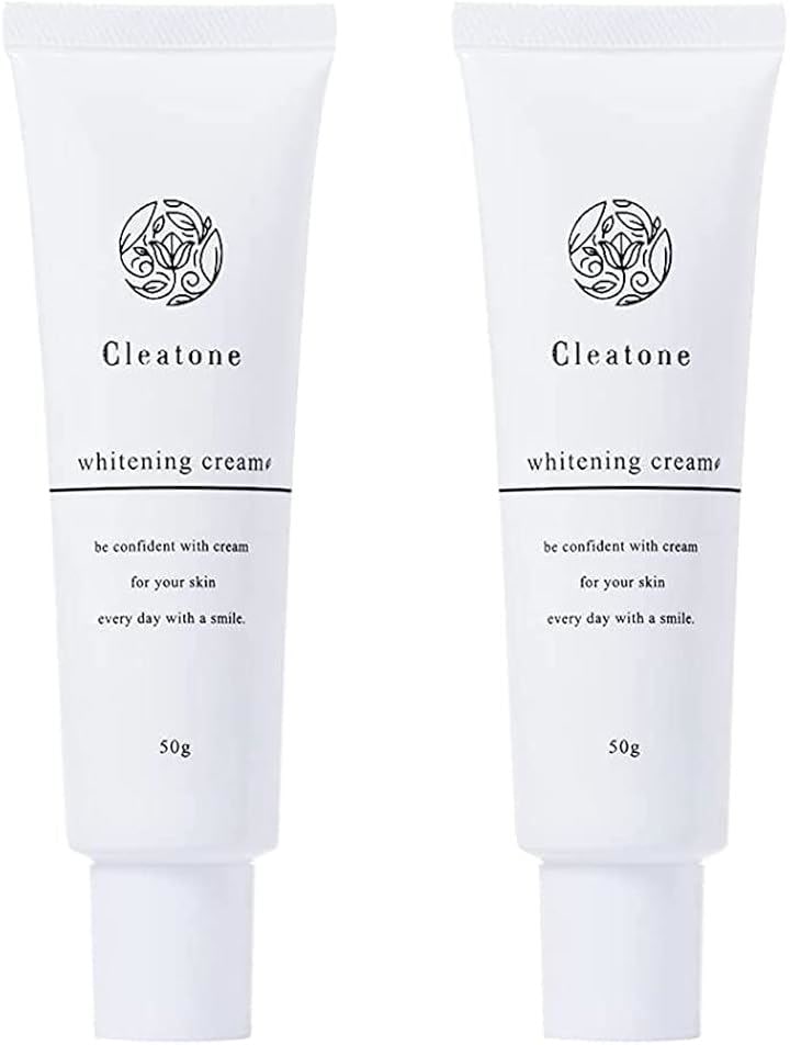 美白クリーム 肘 黒ずみ 脇 デリケートゾーン クリームｘ顔ｘ全身用ｘ医薬部外品ｘ50gｘ 2個 (2個（50gx2）)