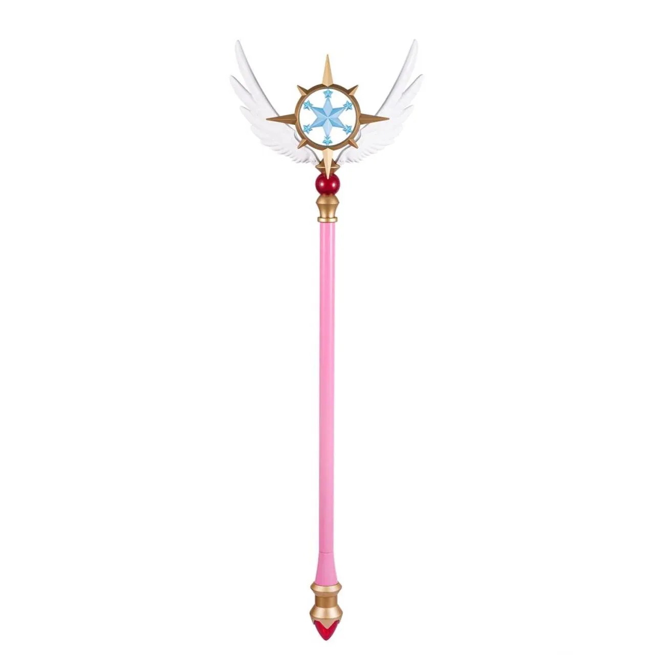 カードキャプターさくら』25周年記念 木之本 桜　夢の杖　樹脂　100cm　グッズ　封印の杖　魔法の杖　1:1レプリカ　オリジナルデザインお祭り・縁日用品