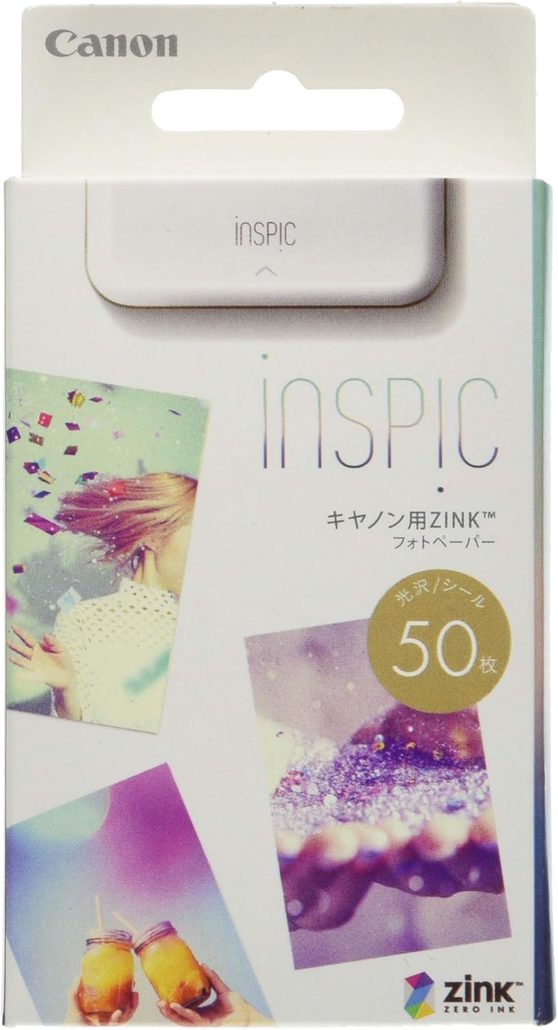キヤノン Canon スマホプリンター用 ZINKフォトペーパー 50枚入り