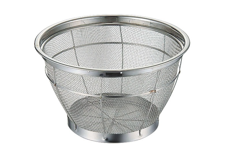 本間冬治工業 BK 18-8深型ザル荒目 33cm