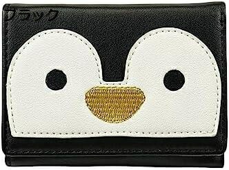 【20%OFFクーポン】財布 レディース 学生 ミニ財布 三つ折り ペンギン柄 大容量 カード入れ 小銭入れなし 多機能 使いやすい コンパクト 軽量 ウォレット コインケース プレゼント おしゃれ