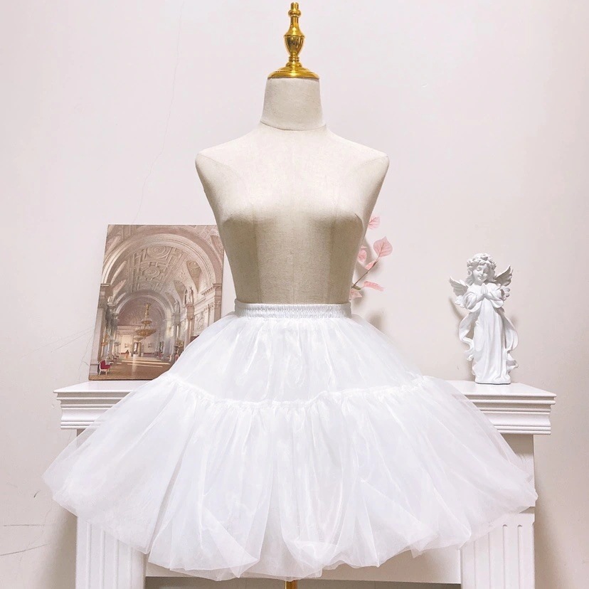 送 料 無 料40cm汎用lolitaスカートを合わせてロリータ骨ない柔らかい糸を支えます