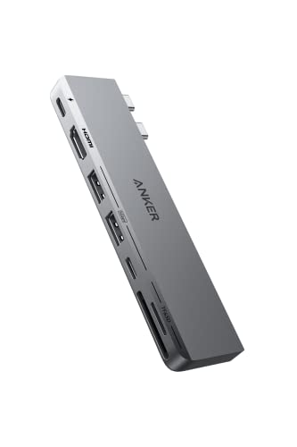 Anker 547 USB-C ハブ (7-in-2, for MacBook) Thunderbolt 4 100W USB PD対応 4K HDMIポート microSD & SDカードスロット
