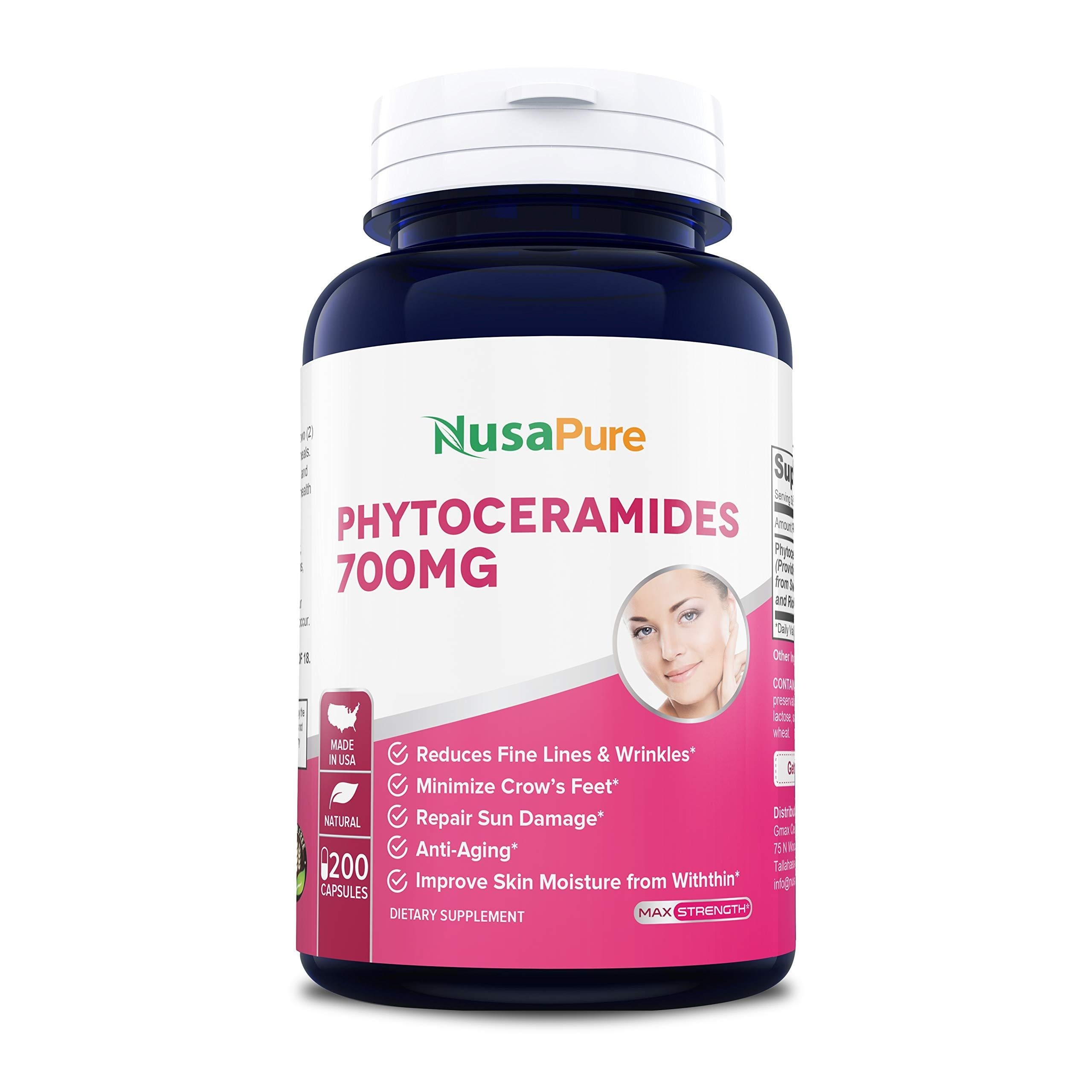 Phytoceramides 700mg 200 Capsules (Non-GMO & Glute