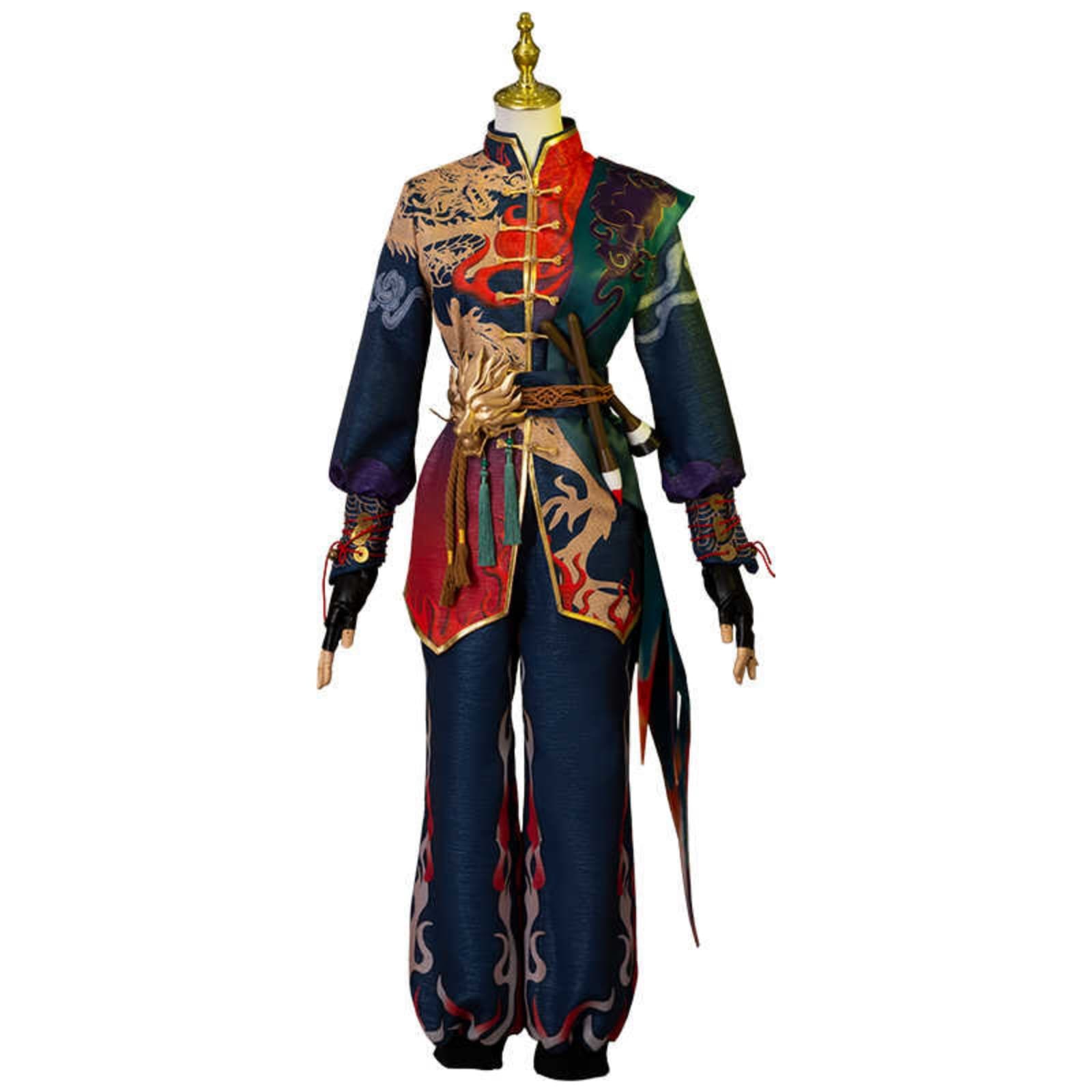 【Azuiblc】コスプレ衣装 第五人格 曲芸師 祈雨珠 コスチュームセット 眼鏡付き 春節 マイク・モートン グッズ おしゃれ アニメ
