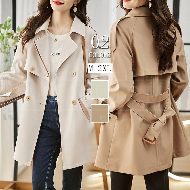 ジャケット レディース 秋 カジュアル きれいめ テーラードジャケット トレンチコート テーラード 長袖 無地 リボン テーラード 春 ポケット付き 上品 着痩せ 大人 大きいサイズ 通勤 OL 高見