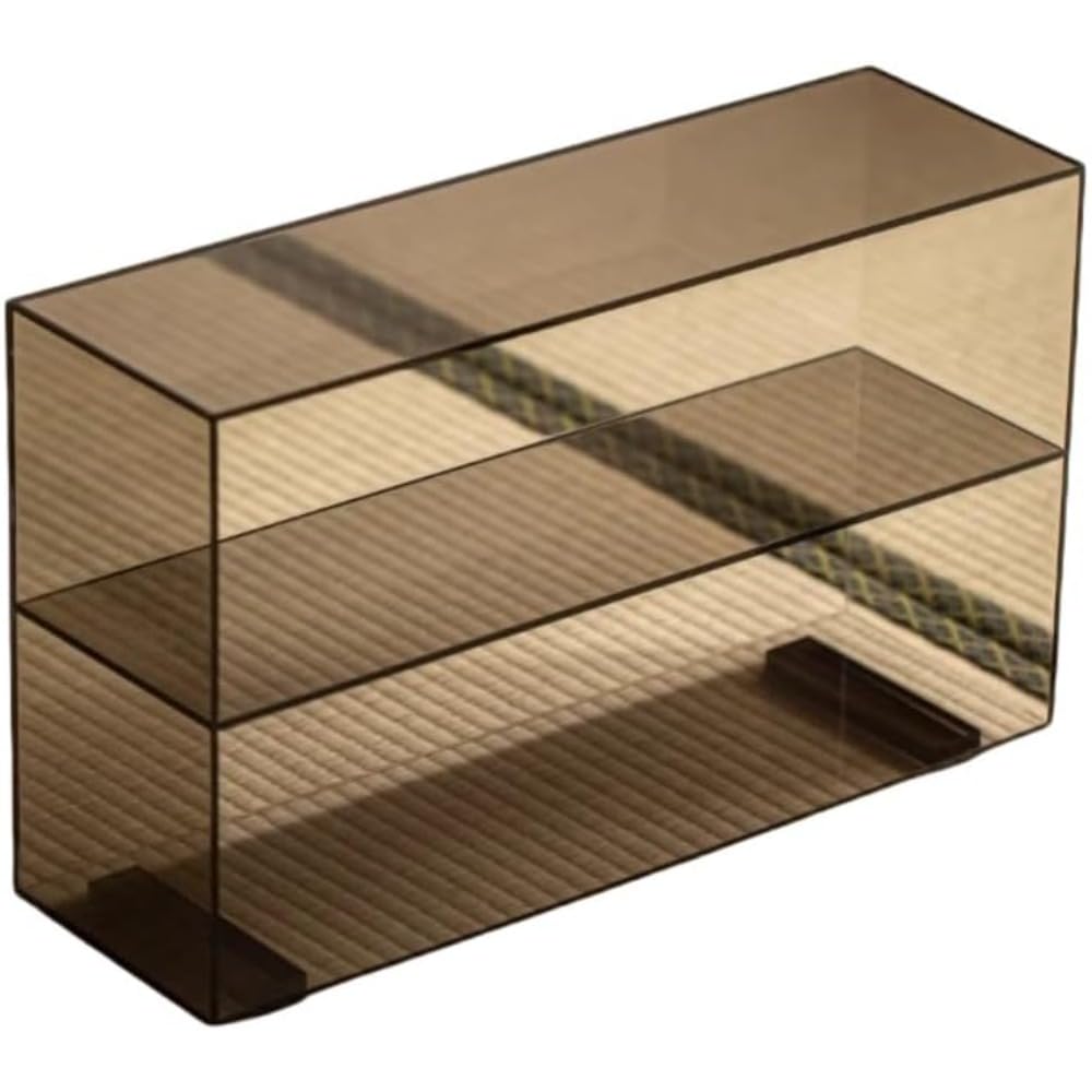 GAKQTアクリル製の透明ティーポット家庭用ティーセット陳列棚デスクトップオーガナイザー多段式収納ラック