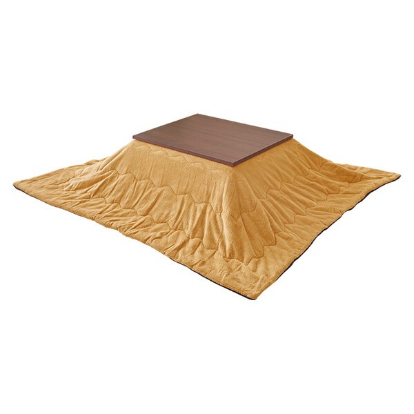 KOT-7312-7560WN + ビケ7560YE こたつ + うす掛け布団 2点セット ウォールナット/イエロー メーカー直送 12,993円