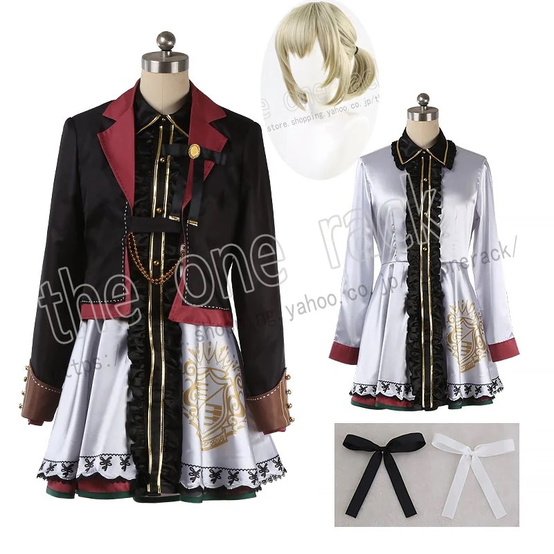 プロジェクトセカイ カラフルステージ！ プロセカ　小豆沢こはね　コスプレ衣装 ウィッグ　靴 コスチュ