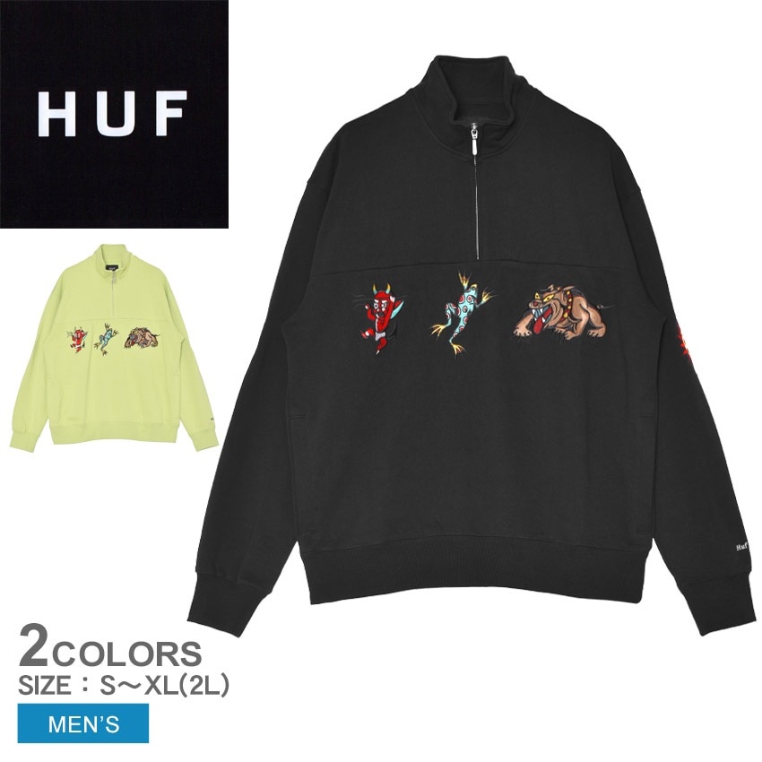 BLEDSOE QUARTER ZIP FLEECE FL00235 メンズ ウェア トップス トレーナー プルオーバー 裏毛 スエット ジップアップ ハーフジップ スケーター スケボー 長袖