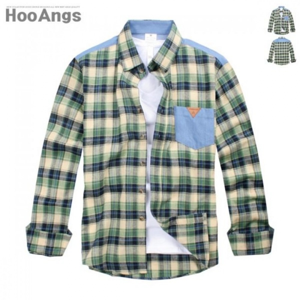 (ジュアンス) チェック A27 スリムシャツ SMST72A0