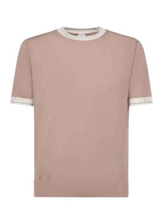 ELEVENTY Men T-Shirts M76MAGM19MAG0M013 260113 Blush White Gray