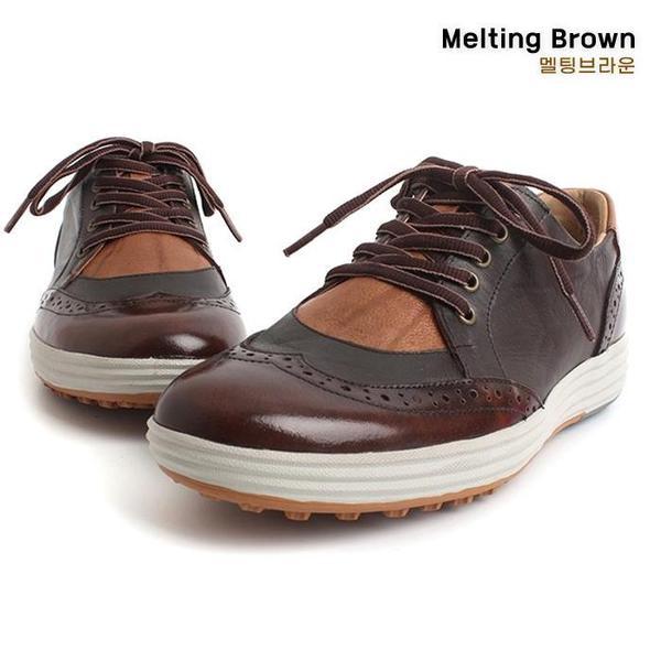男性牛革スニーカーカジュアルシューズ D17