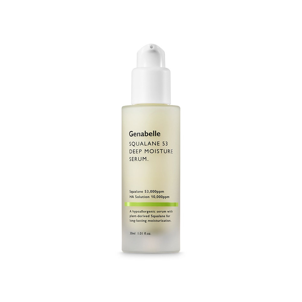ジェナベルスクアラン53ディープモイスチャー速保湿鎮静セラム30ml