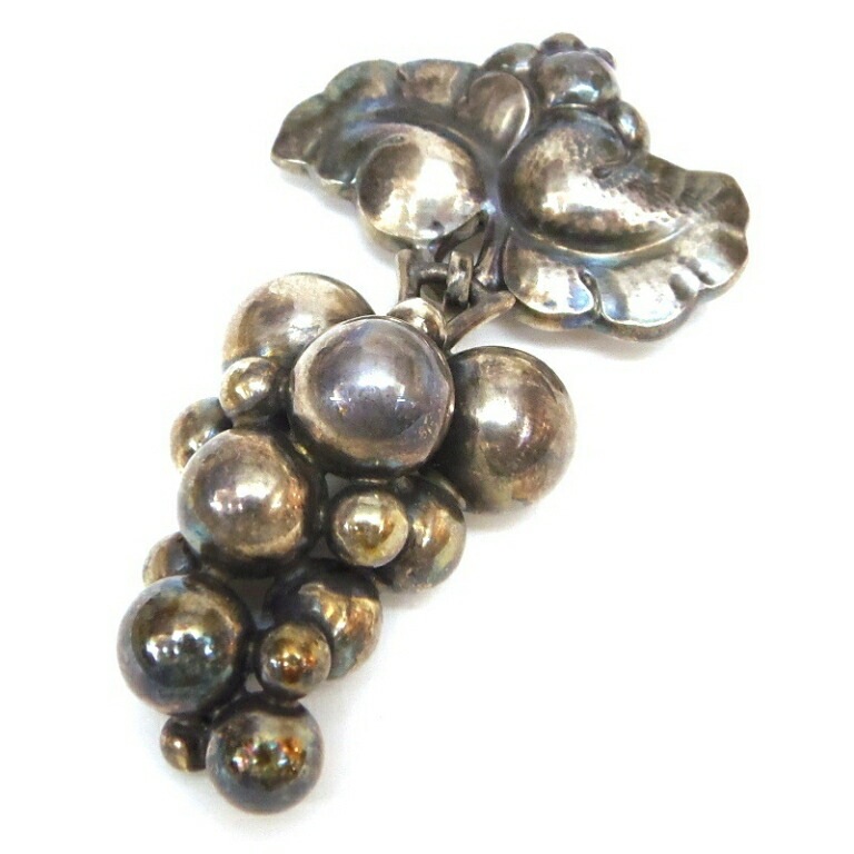 Georg Jensen ﾌﾞﾛｰﾁ ﾌﾞﾄﾞｳ 葡萄 /ｼﾙﾊﾞｰ/SV925 【中古】(58790)
