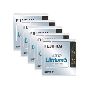 富士フィルム FUJI LTO Ultrium5 データカートリッジ 1.5TB LTO FB UL-5 1.5T JX5 1パック（5巻）