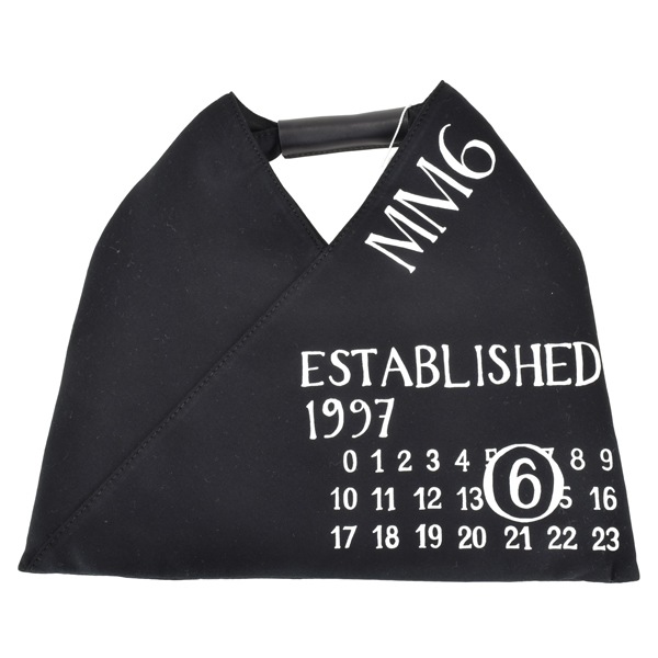MM6 Maison Margiela エムエムシックス MINI JAPANESE/ロゴプリント ジャパニーズ ハンドバッグ/SB6WD0013 P7260 T8013