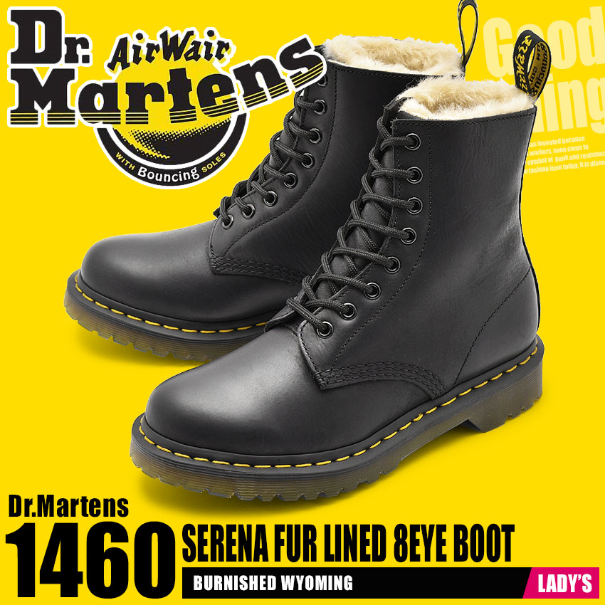 最安値で ブーツ ドクターマーチン DR．MARTENS 1460 21 8ホールブーツ ファーライン セレナ ショート・ミドルブーツ  サイズ:UK4.0(23cm) - flaviogimenis.com.br