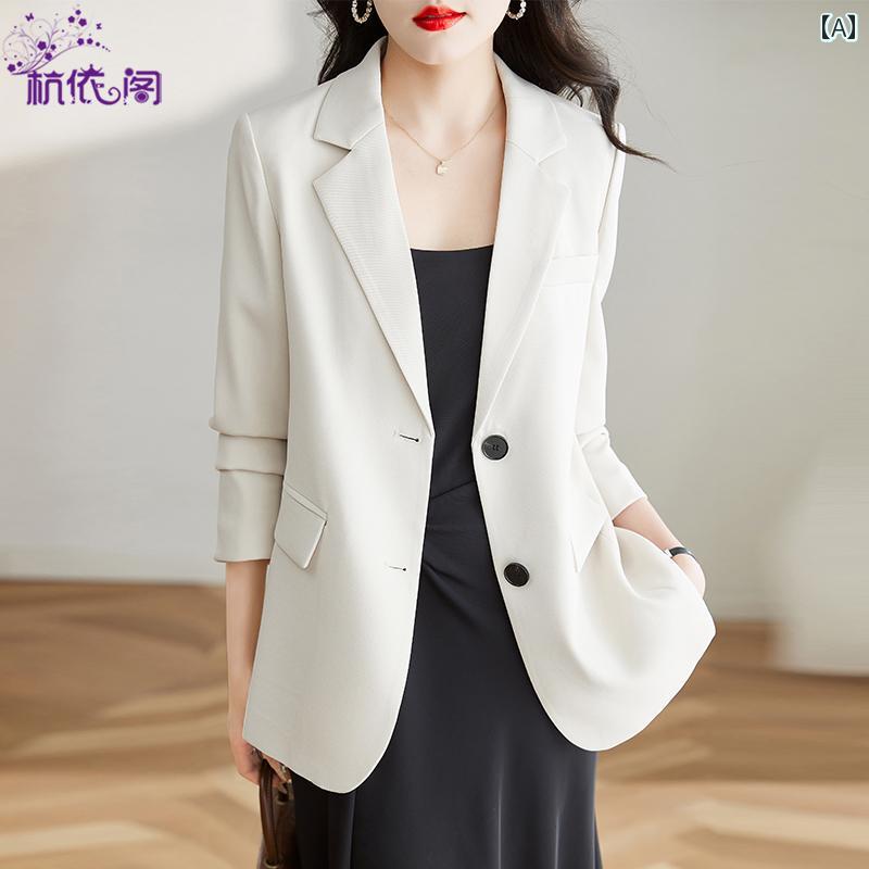 ビジネス　スーツ　ジャケット 小さい ブレザー レディース秋 ハイエンド 韓国 カジュアル 春秋 スーツ