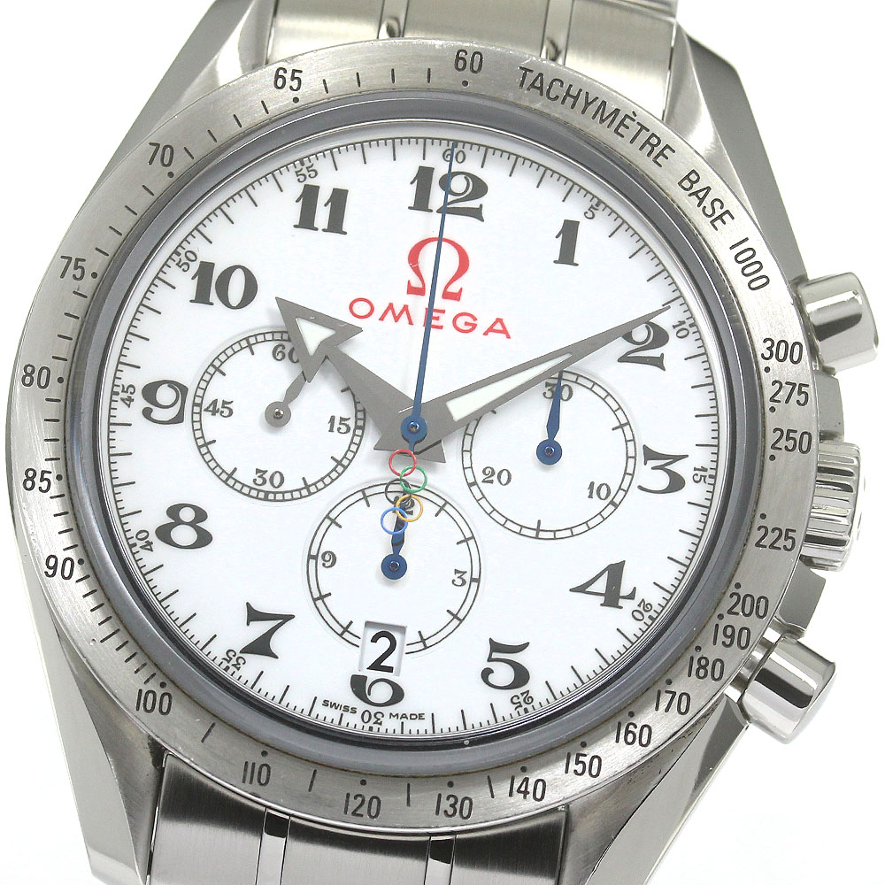 オメガ OMEGA 321.10.42.50.04.001 スピードマスター ブロードアロー オリンピック 自動巻き メンズ 良品 _843687【中古】