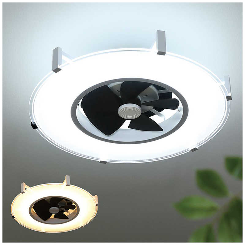 ライフオンプロダクツ　Modern Collection パネライトサーキュレーター（6400lm） JAVALO ELF [リモコン付き /白色～電球色]　JE-CF029