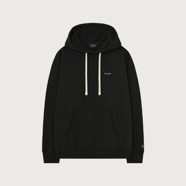 フーディー JQS CO2503HD04-BK スモールロゴ 裏起毛フーディー Black