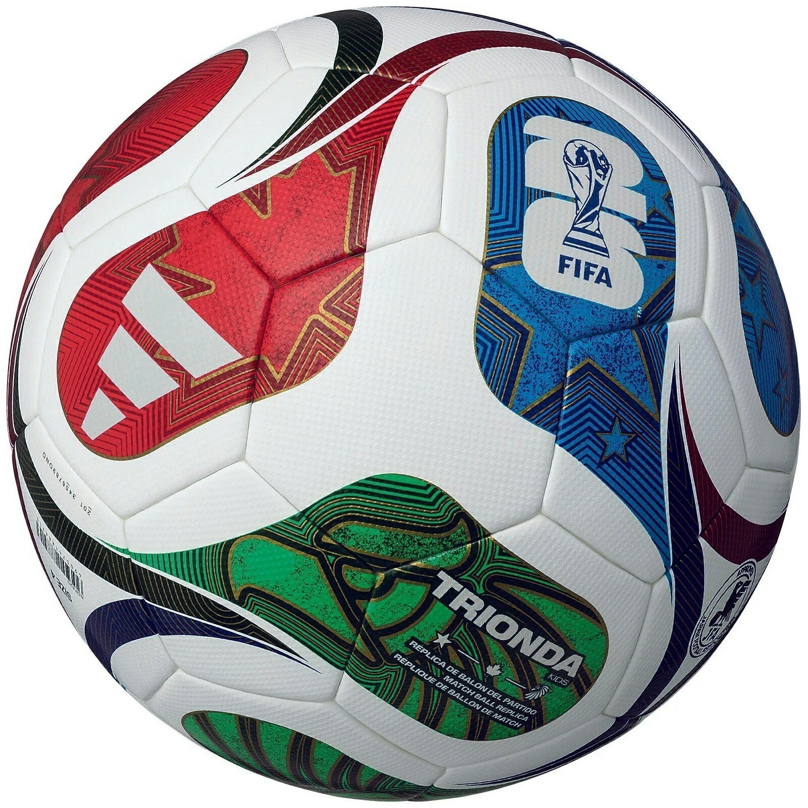 2026 FIFAワールドカップ レプリカ4号球モデル トリオンダ キッズ 4号球 JFA検定球 サッカー ボール 小学生 検定球 ADF420