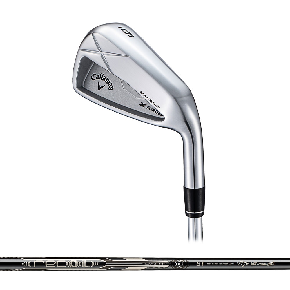 X FORGED MAX STAR �A�C�A�� 5�{�Z�b�g [RECOIL DART 6T for Callaway �t���b�N�X�FUniflex]