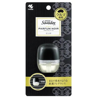 他サイト： Sawaday クルマ専用クリップ パルファムノアール 小林製薬 [消臭剤芳香剤　車内 消臭]の商品画像