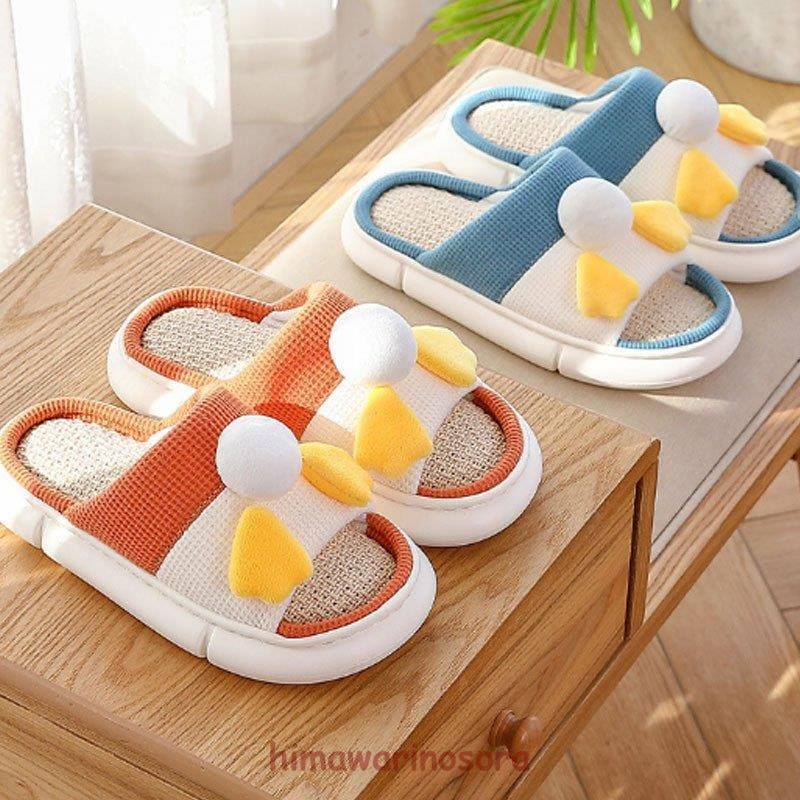 デッキシューズ 軽い レディース リネン 春夏用 シンプル おしゃれ 麻 OFFスリッパ かわいい メンズ 軽量 通気性 ルームシューズ 30%