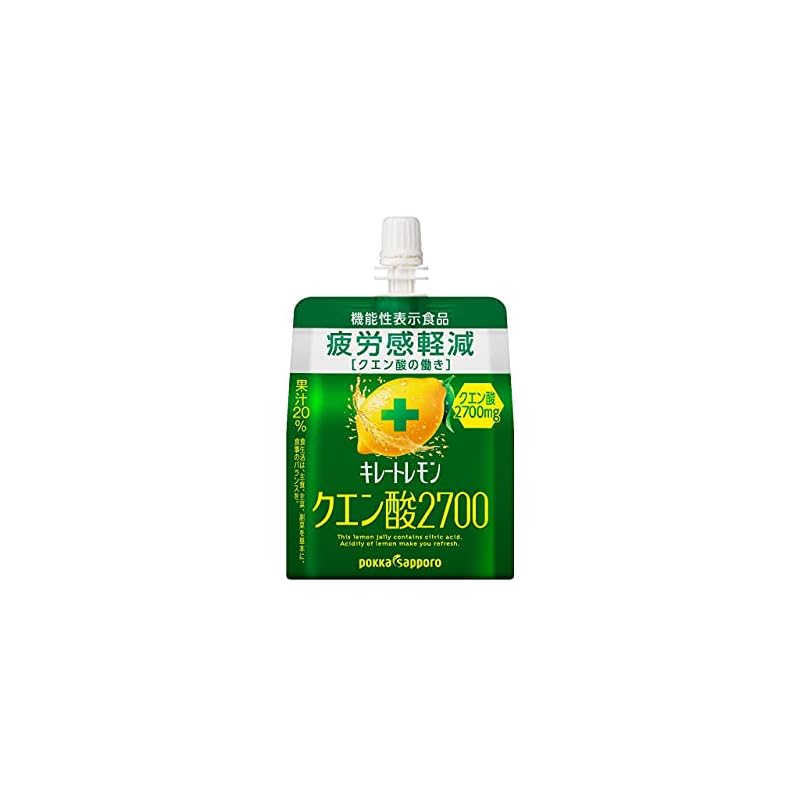 ポッカサッポロ キレートレモンクエン酸2700ゼリー165ｇ×30個