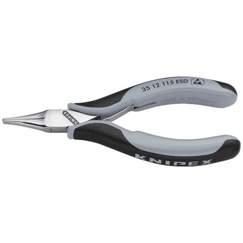 KNIPEX社　ESD精密用プライヤｰ 平 115mm　3512115ESD