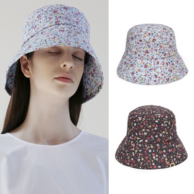 UNDERCONTROL正規品DROP BUCKET / GARDEN 2COLOR花柄のバケットハット本社直入業者韓国ファッションの基本バケットハット
