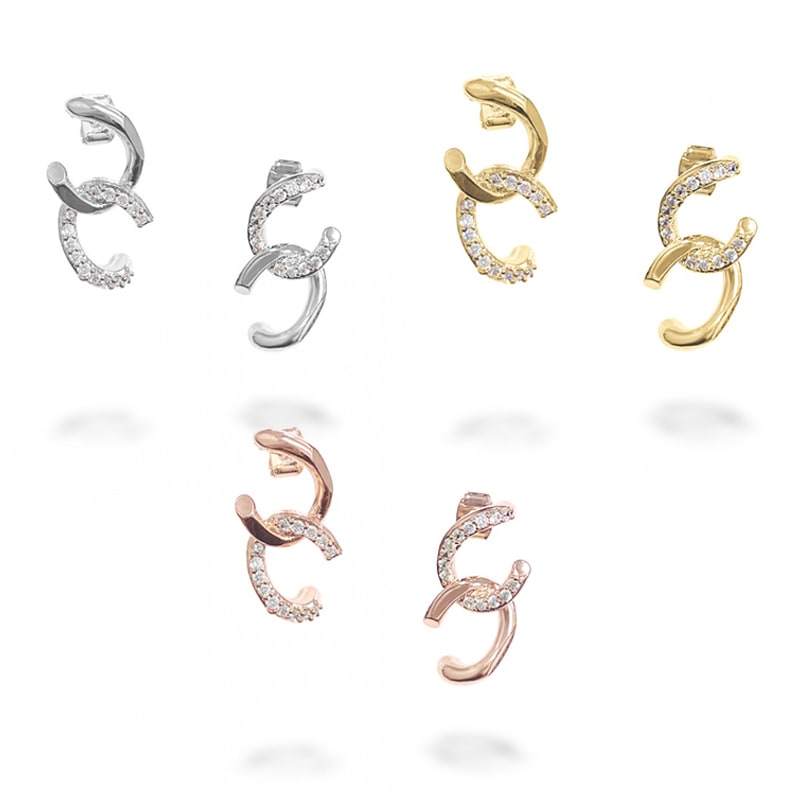 [aespa カリナ ITZY リュジン 着用] MACIER 正規品 ベラー イヤリング 3カラー