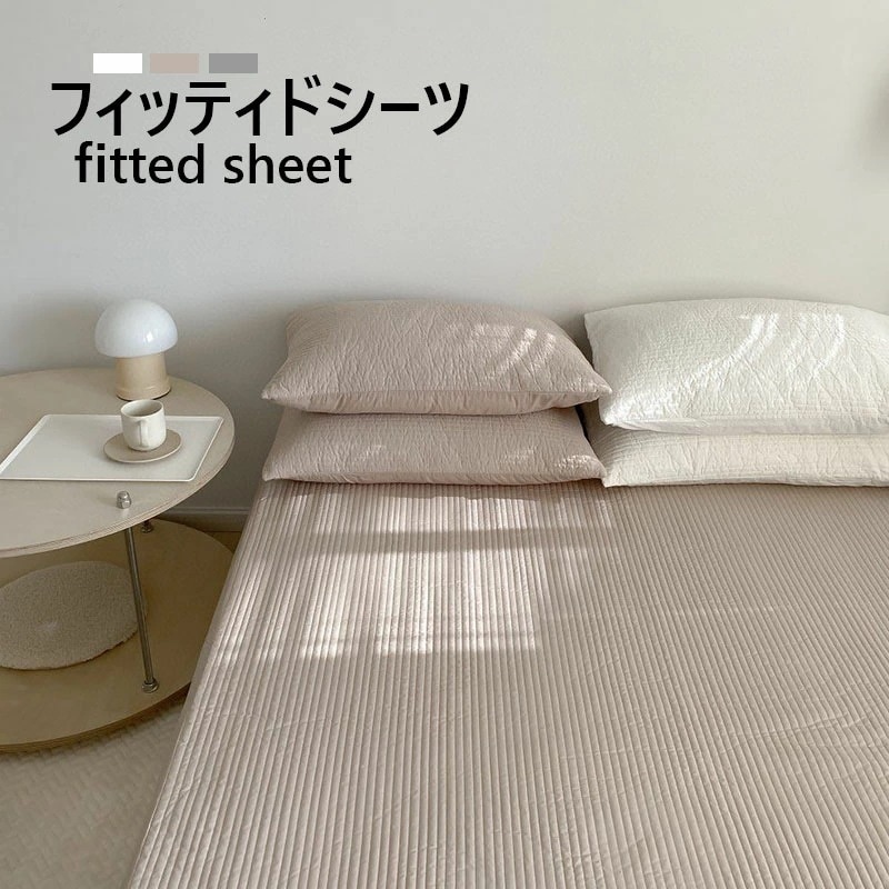 【急速出荷】200*220 枕のカバー シーツ 綿 フィッティドシーツ マットレスカバー ボックスシーツ ベッドシーツ おねしょシーツ 介護シーツ 敷布団 カバー 吸水 速乾 抗菌 北欧