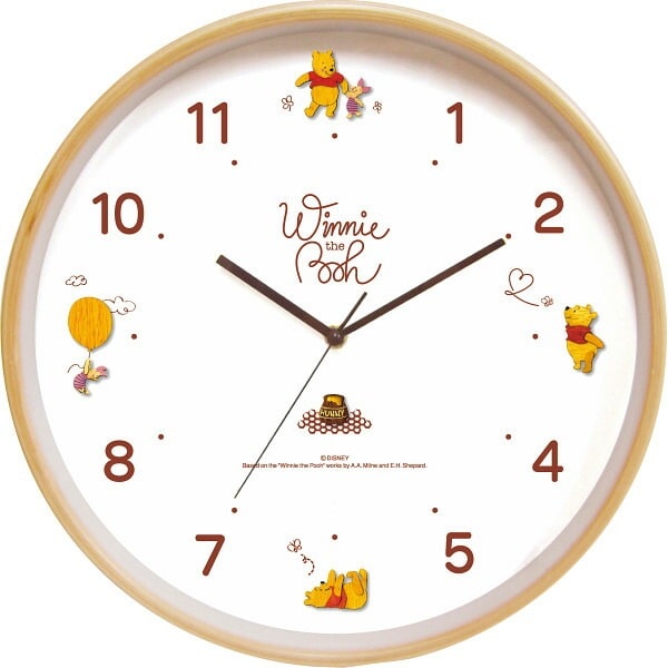 （ギフト）ウッドパーツクロック くまのプーさん 82863