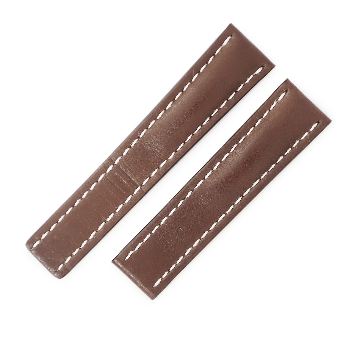 ブライトリング BREITLING 腕時計パーツ 純正 レザーバンド レザー ブラウン 替え ベルト ストラップ 本革 牛革 予備 スペア 交換 部品 パーツ 22mm ブラウン 茶 【中古】
