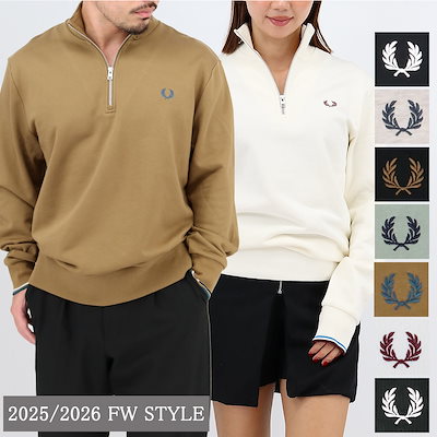 ハーフジップスウェット M3574 Half Zip Sweatshirt 長袖 プルオーバー トレーナー ジップアップ メンズ レディース